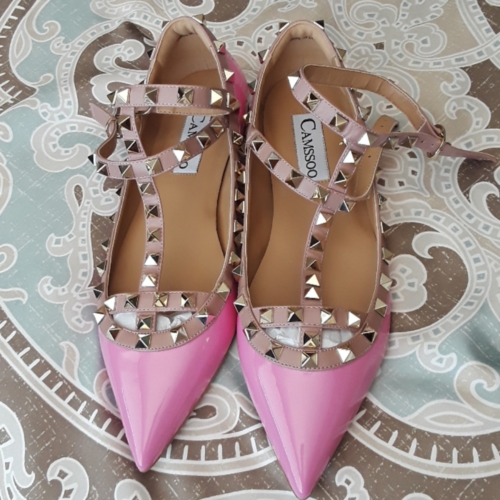 🎉💖FINAL SALE💖🎉 Pink Studded Shoes